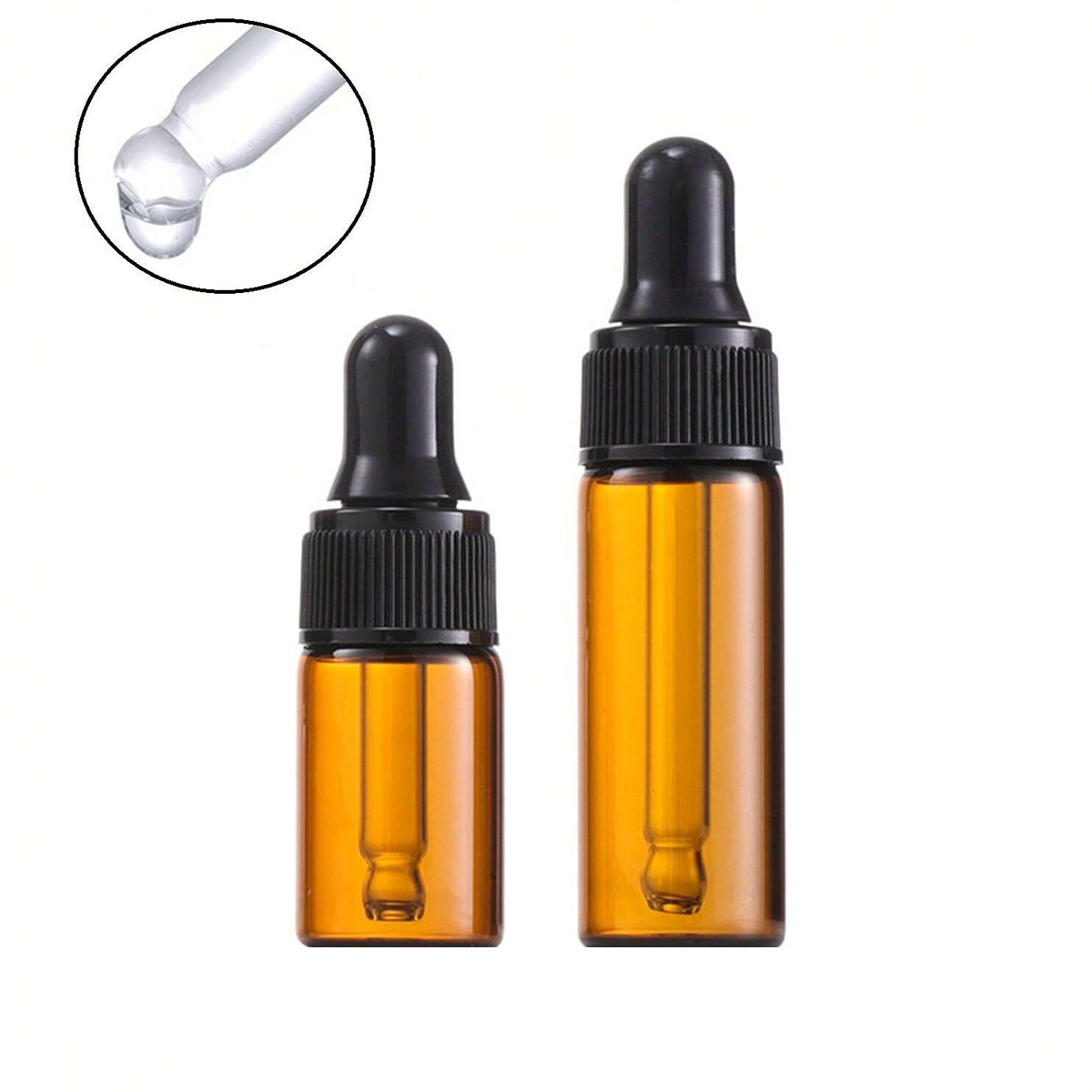 Juice Bottle Dropper - 10 Uds. Botellas cuentagotas de vidrio