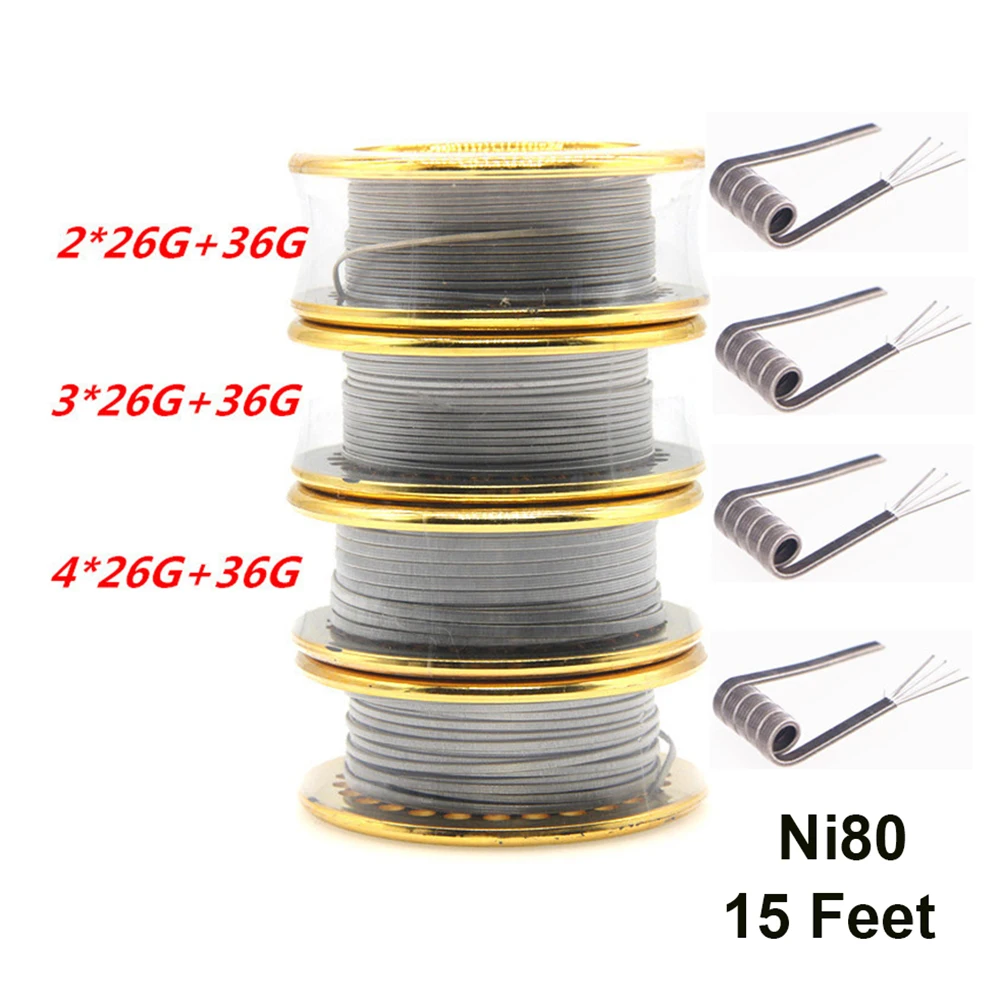 Cable Ni80 26G 36GA 15 pies Cl - Clapton Wire Pre Built reseña y precio