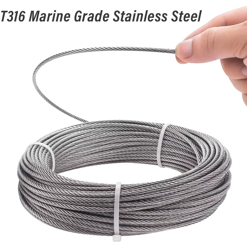 Cuerda de alambre 7X19 diámetr - Stainless Wire Ss316 reseña y precio